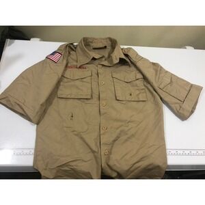 Boy Scout Youth L Short Sleeve Uniform Shirt E104